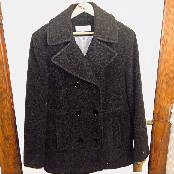 Calvin Klein Wool Coat - Picture 1 of 6
